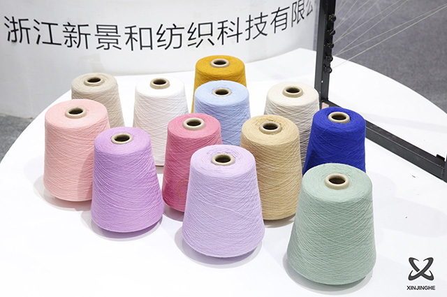 Semi-worsted -3/80 water-soluble fiber yarn